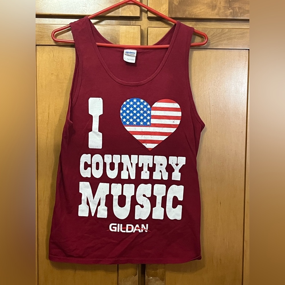 2013 Gildan I Love Country Music Tank Top from the CMA Festival